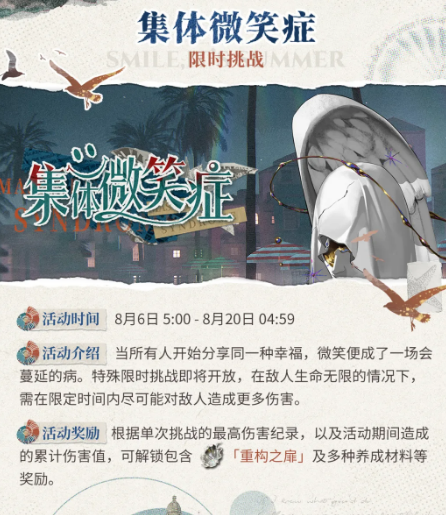 集体微笑症挑战界面
