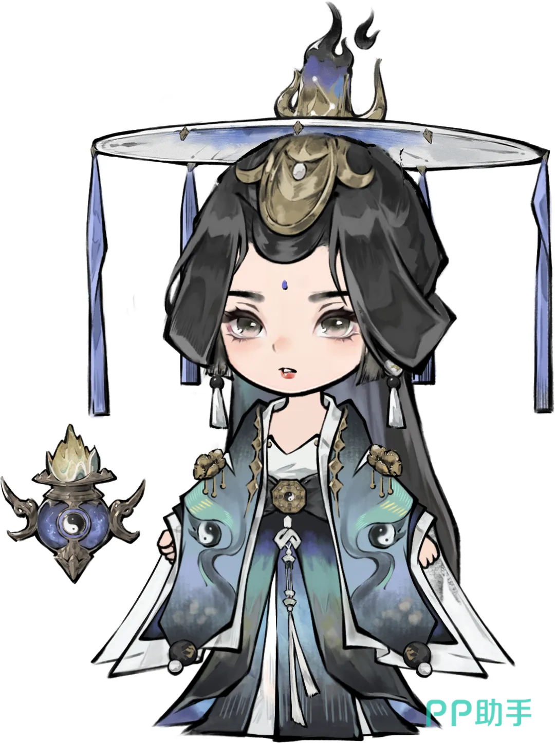 李婉儿坐于灵木轮椅之上