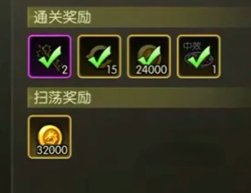 试炼之塔各层级对应奖励类型说明