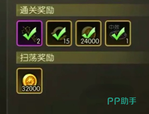 试炼之塔各层级对应奖励类型说明