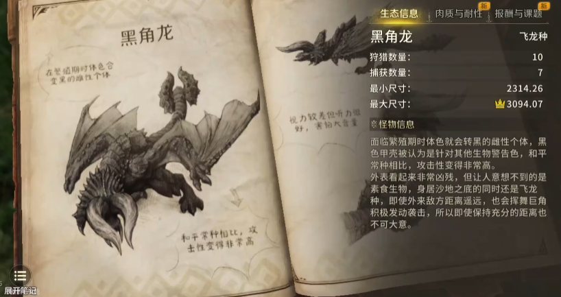 黑角龙战斗场景示意图
