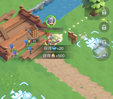 小兵打天下箭塔建造与守城界面