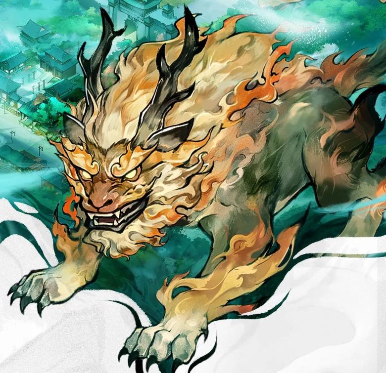 仙界大掌门金毛犼形象展示