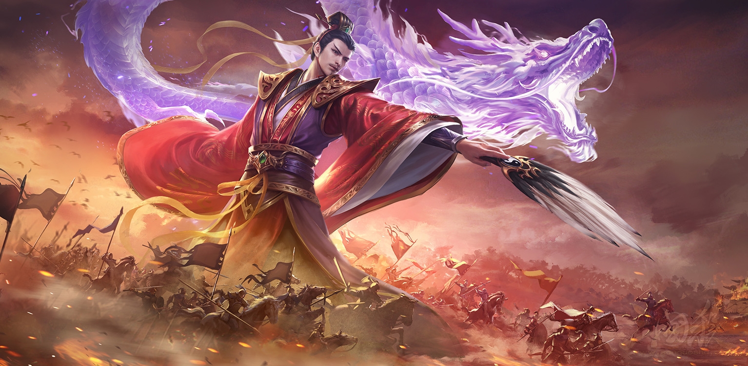 卧龙三国新手引导界面