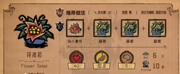 仙人掌花沙拉成品展示图