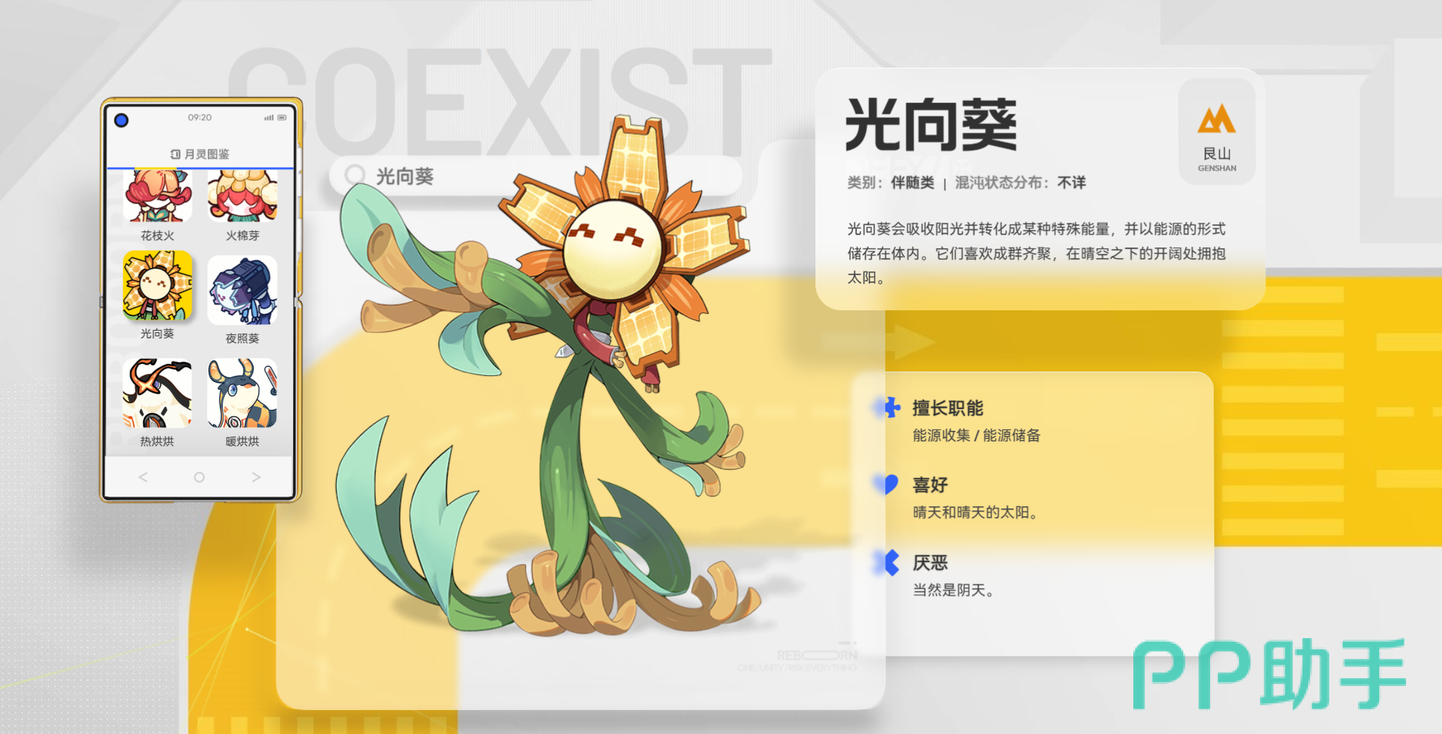 光向葵角色立绘展示图