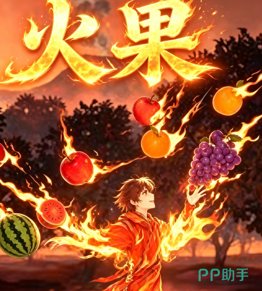火果游戏界面截图:火焰果园主题场景