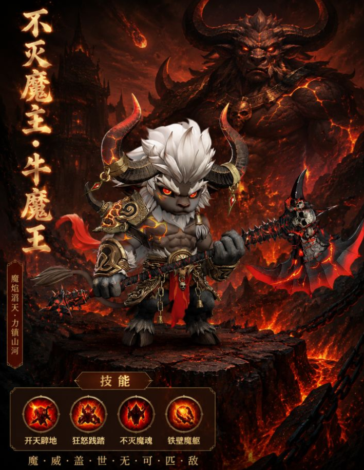 点点英雄紫霞仙子与白骨精战斗场景