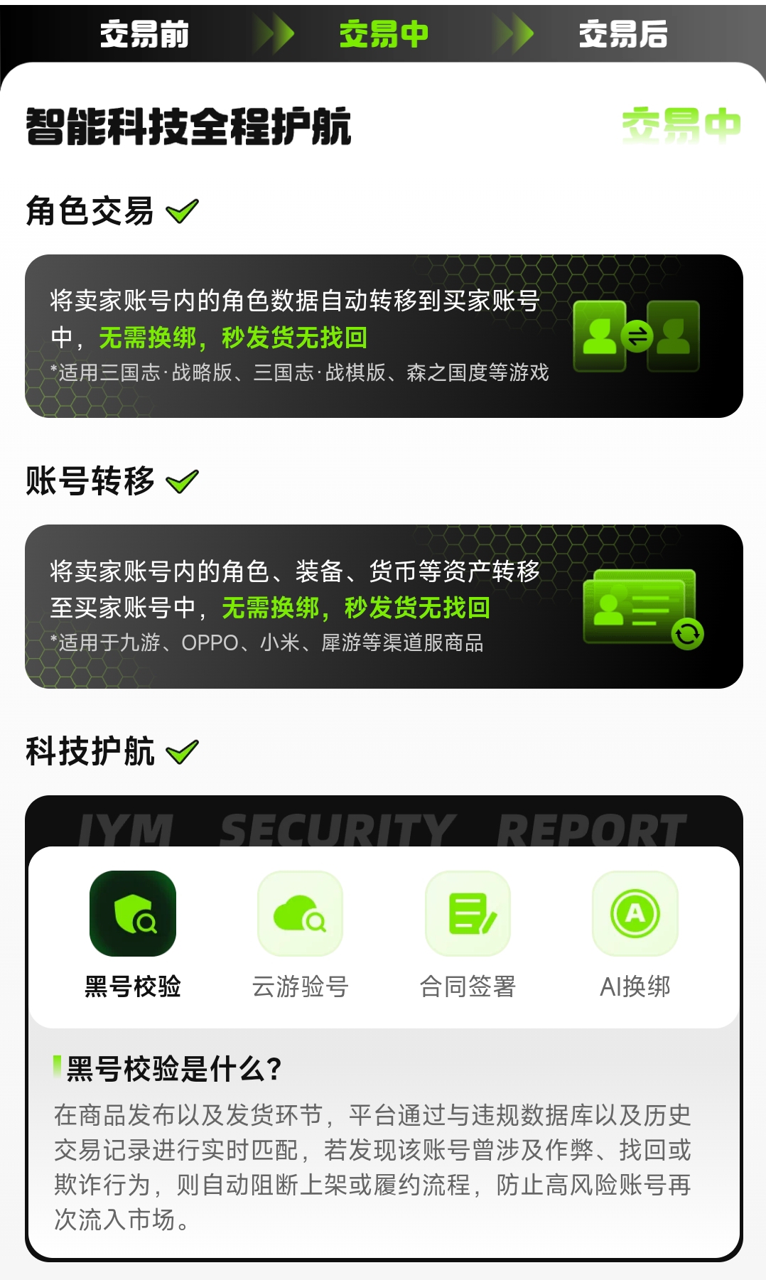 交易猫APP原神账号交易流程示意图｜2026年最新界面