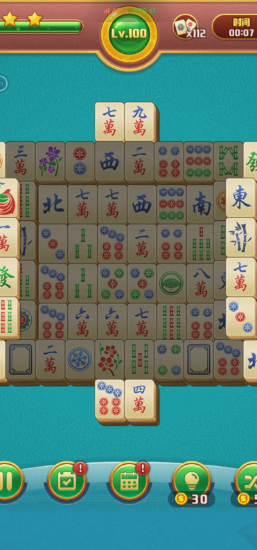 麻将连连看游戏操作界面截图