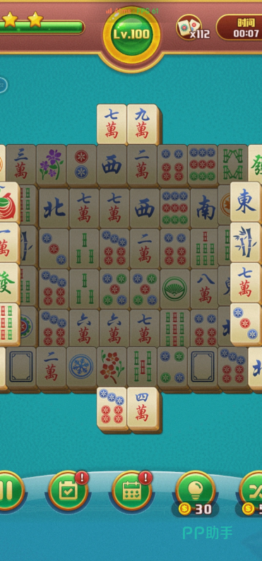 麻将连连看游戏操作界面截图