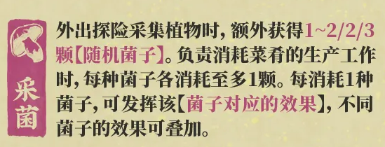 江南百景图常柏君菌子类型与概率说明
