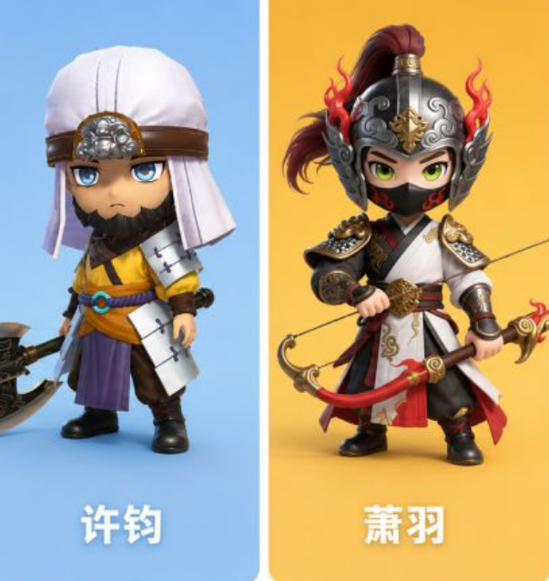 萧羽角色立绘