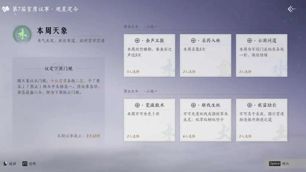 燕云十六声孤云门规面板展示