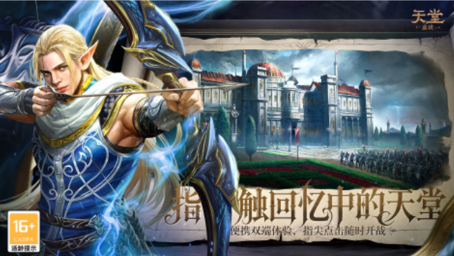 天堂：血统游戏截图——千人血盟攻城战现场