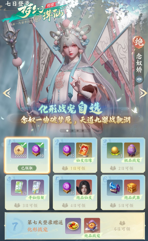 洞天副本祝福卡搭配示意图