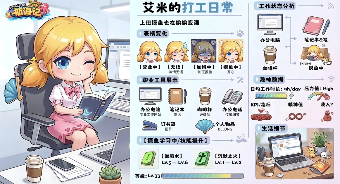 航海记艾米角色设定图二