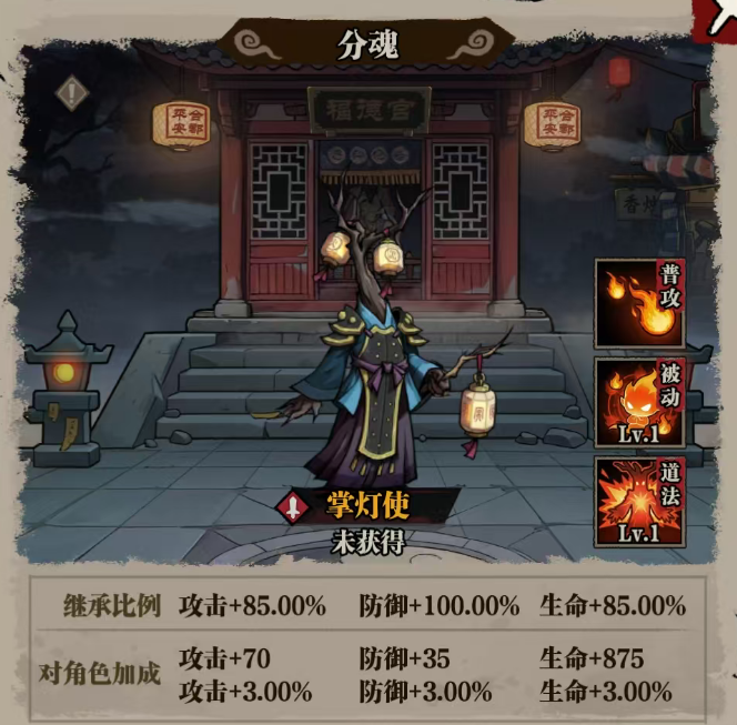 夜叉鬼角色立绘及技能说明图