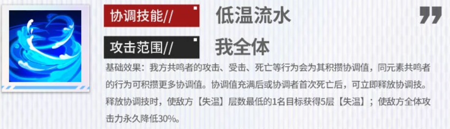 克拉拉协调技与静溺之水效果说明图