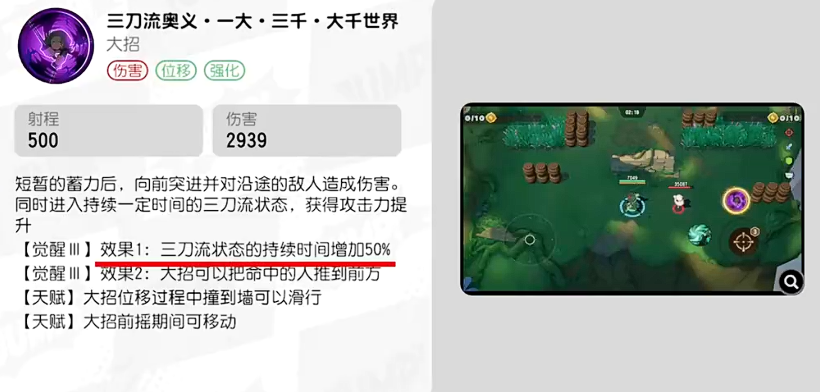 佐罗三阶觉醒状态图标与技能描述