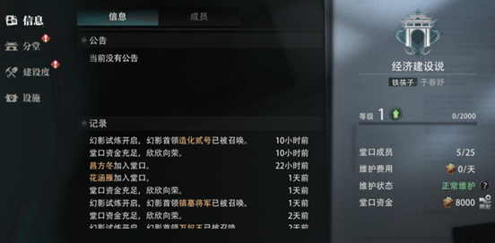 堂口信息页展示图