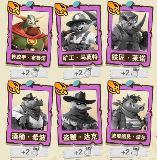 绝境猎人R级角色原型示意图