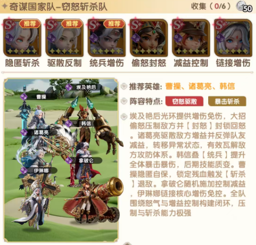 曹操技能效果与斩杀机制说明
