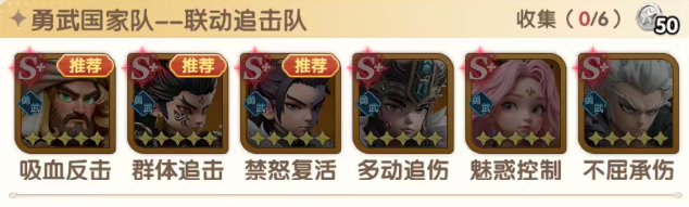 联动追击队技能联动示意图