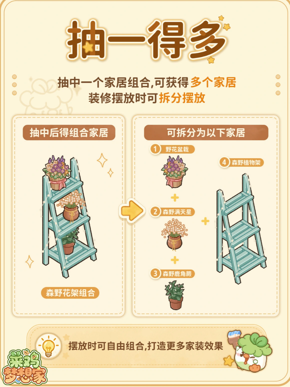 菜鸡梦想家游戏内装修实机画面