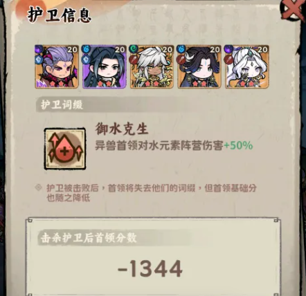 护卫与首领强化关系示意图