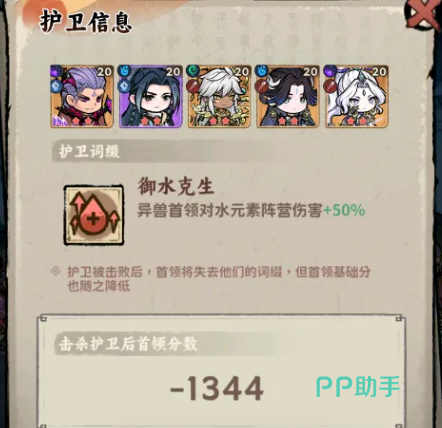 护卫与首领强化关系示意图