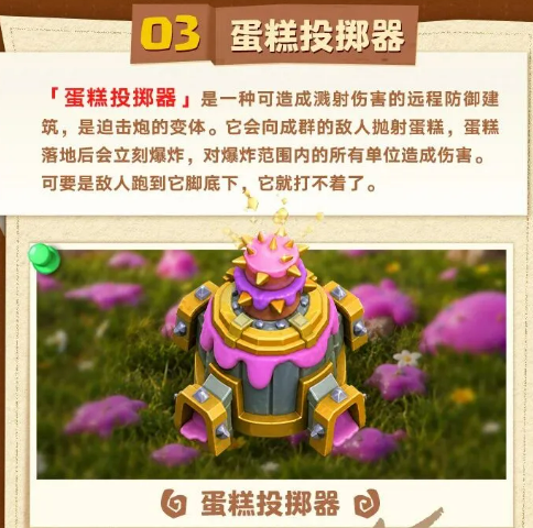 三种防御建筑组合布防示意图