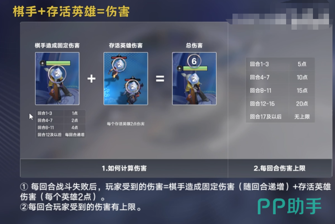 王者万象棋回合伤害计算规则图示