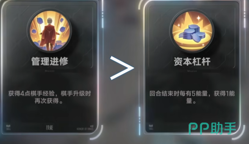 卡牌与装备传递操作界面