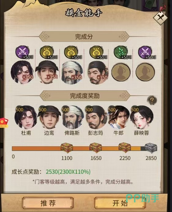 客官里面请驿站收益统计界面