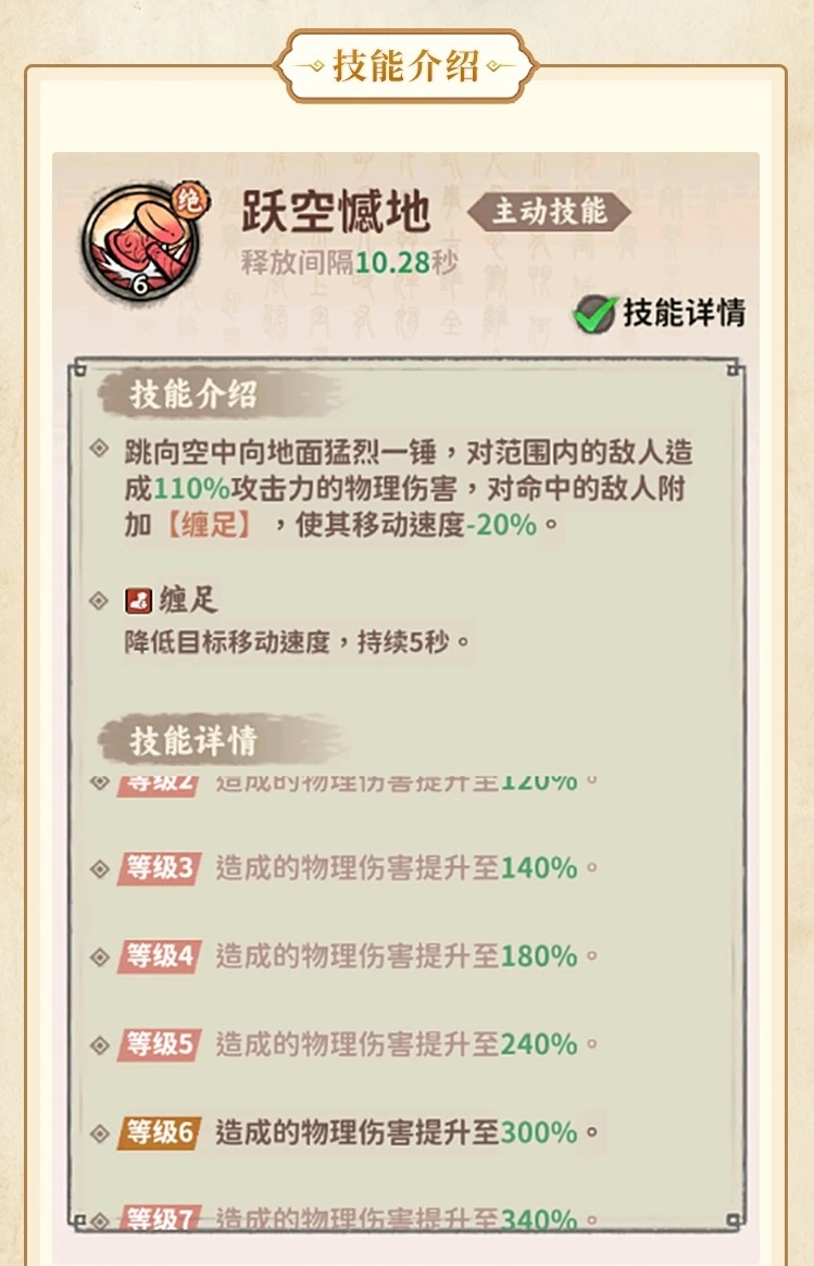 板泉路老头技能界面展示