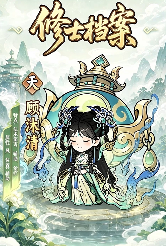 顾沐清角色立绘