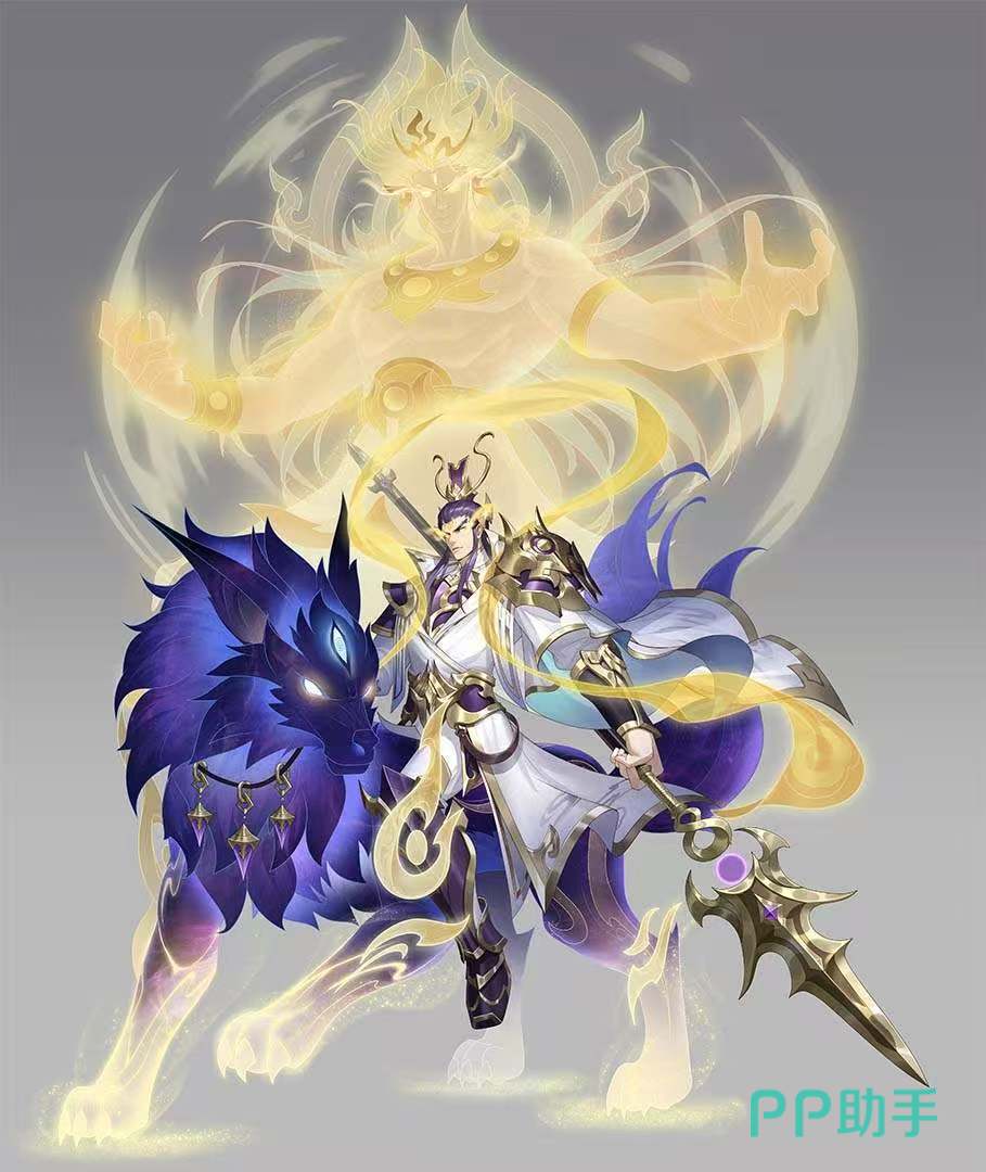 山海烬墟二郎真君角色立绘