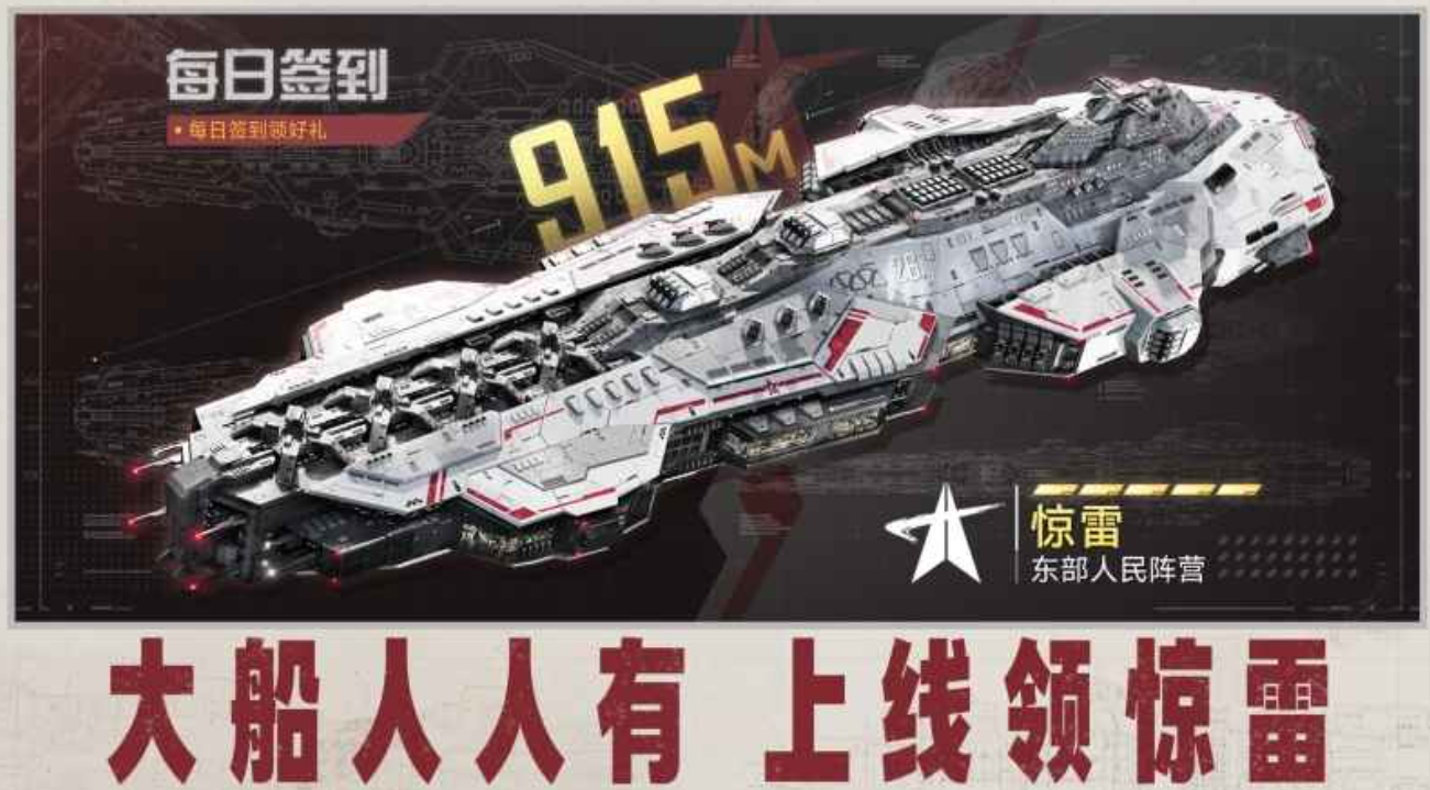 惊雷战列舰舰炮流配装与站位示意