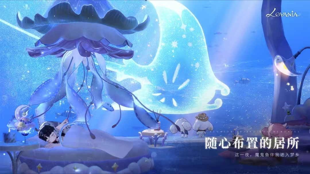 代号Lovania新手引导界面截图，展示视角切换与基础功能图标