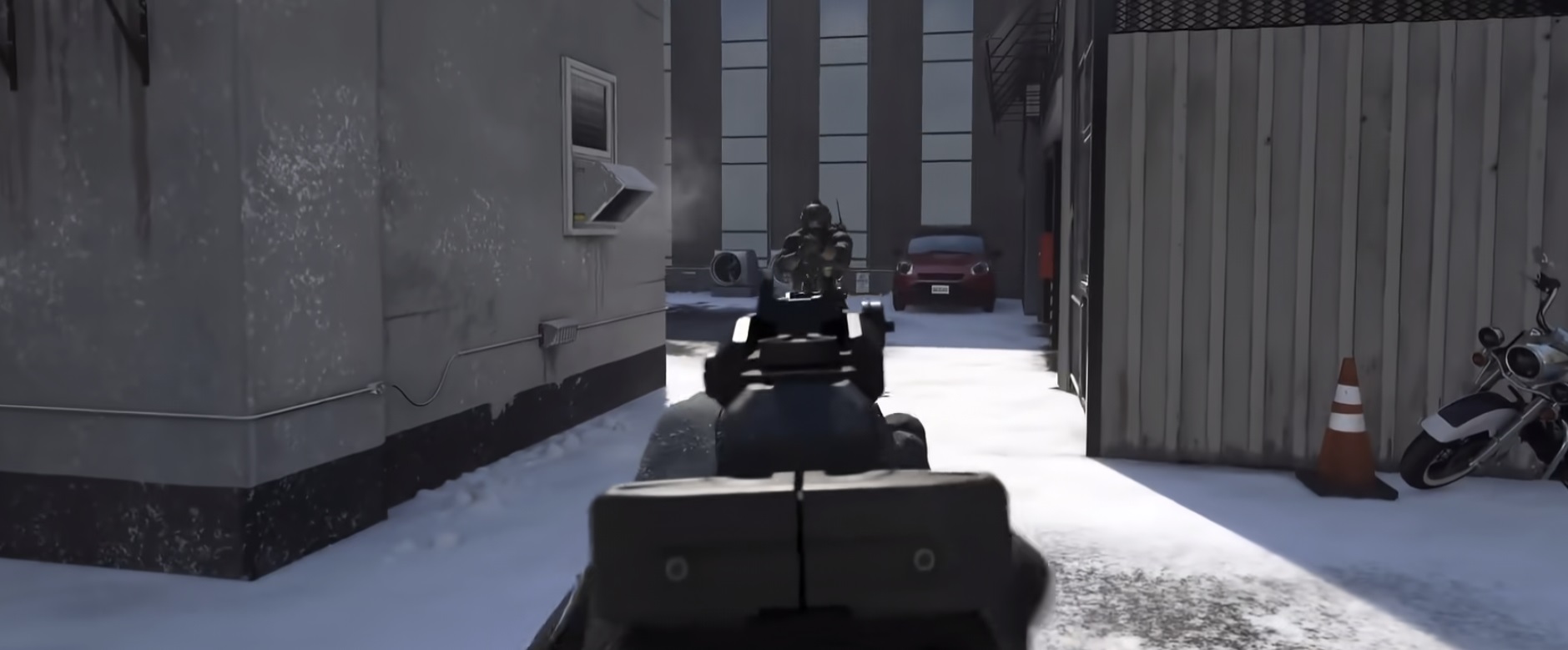 COD23辅助瞄准四种模式对比图