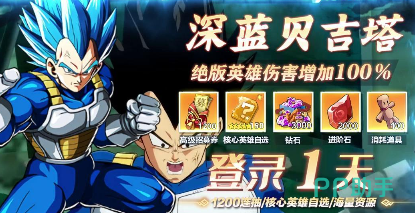 贝吉塔超级赛亚人深蓝形态展示