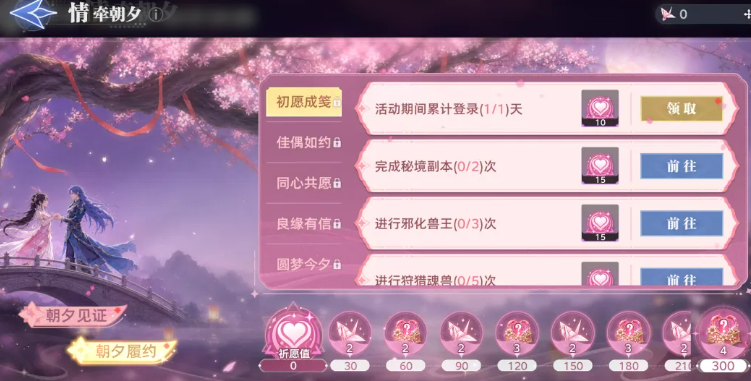 朝夕履约任务列表界面