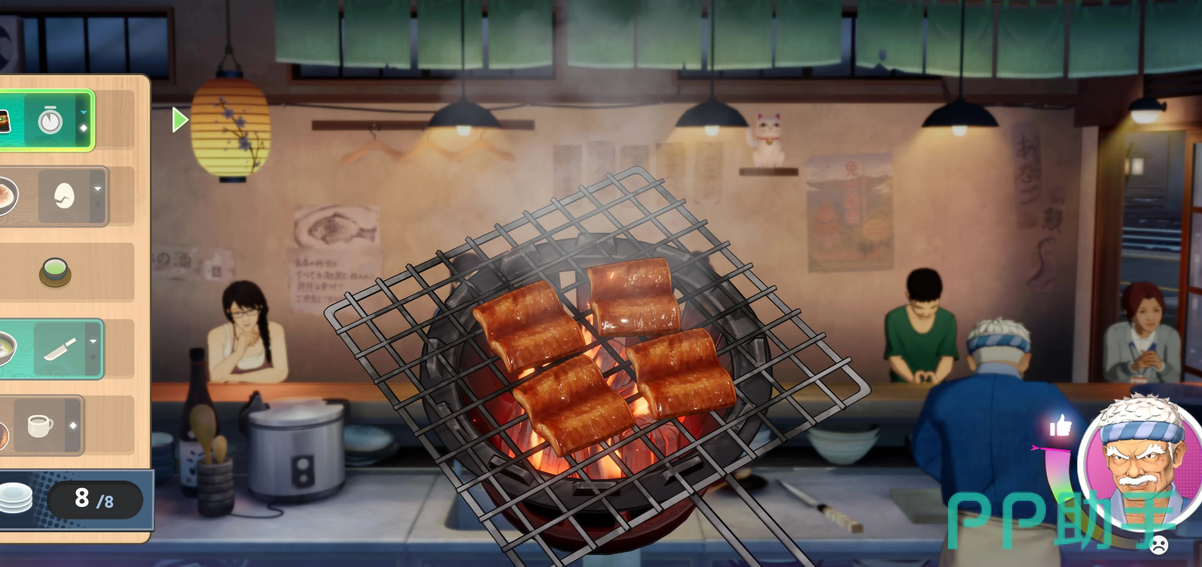 料理人班乔后厨操作界面