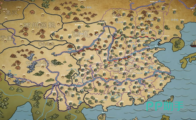 汉末霸业北宋地图全览图