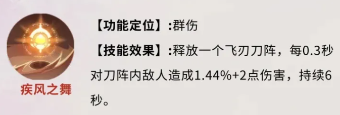 疾风之舞刀阵持续伤害演示