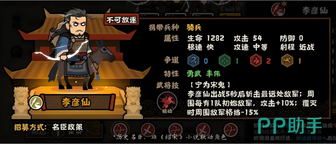 李彦仙角色立绘与政策说明