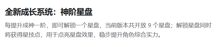星盘系统界面截图