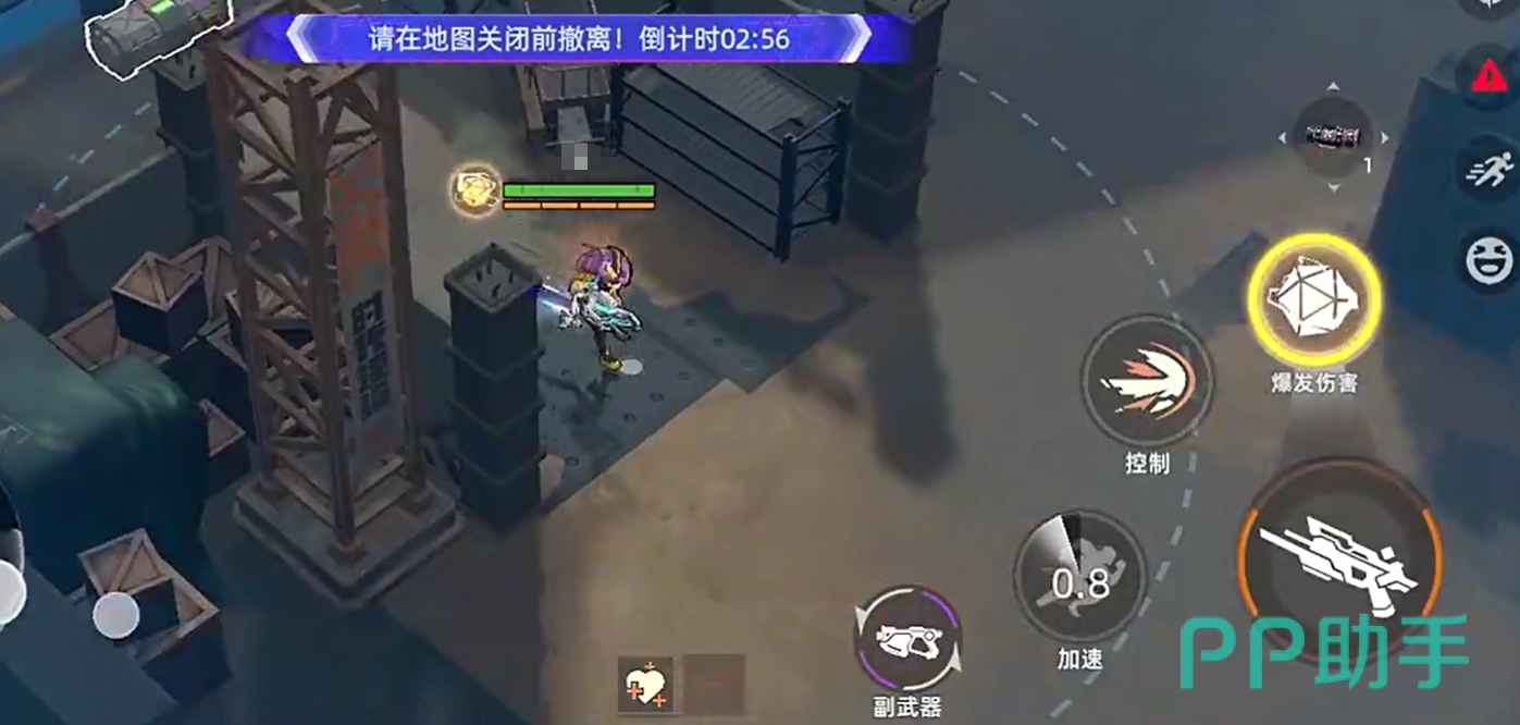 撤离路线与容器搜刮建议示意图