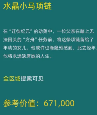 小马项链特写细节图